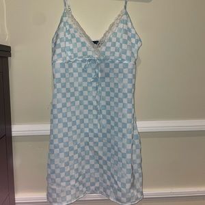 Y2k gingham dress